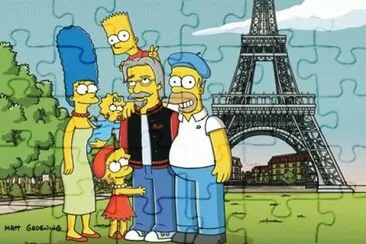 los simson estan en francia