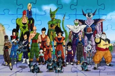 estan los personajes de cell