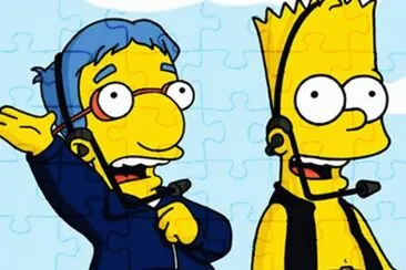 Milhouse y Bart