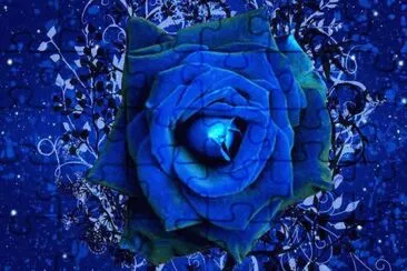 rosa azul