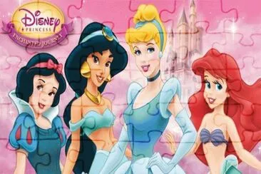 SnowWhite Jasmine Cinderella Ariel jigsaw puzzle