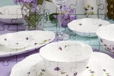 Violet Dinnerware