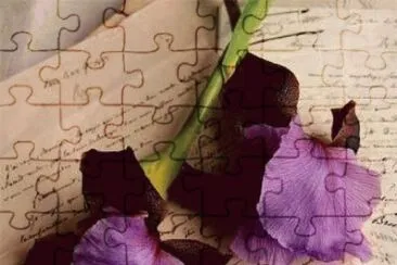 Purple Flower-Still Life Art jigsaw puzzle