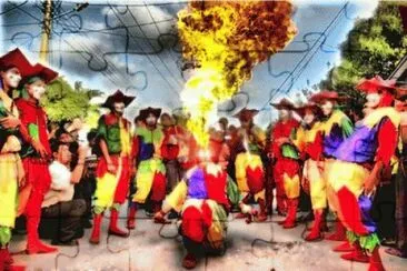 carnaval de barranquilla jigsaw puzzle