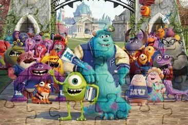 Monster Inc University jigsaw puzzle