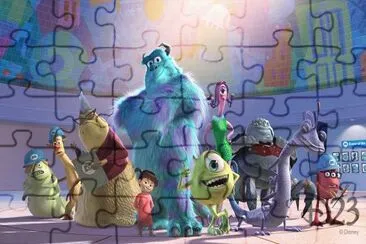 Monster Inc University jigsaw puzzle