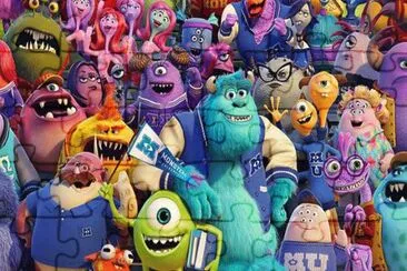 Monster Inc University jigsaw puzzle