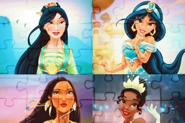 Mulan Jasmine Pocahontas Tiana