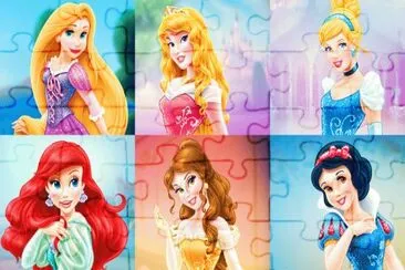 Rapunzel Aurora Ariel Belle Cinderella SnowWhite