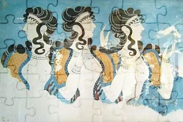 Minoan ladies at court