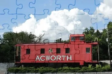 פאזל של Caboose in Acworth Georgia