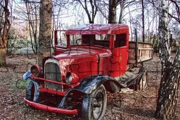 old whiskey truck