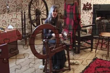 spinning with a spinning wheel