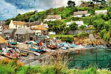 פאזל של Cadgwith Cove Cornwall