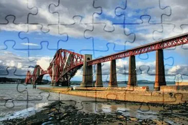 Forth Rail Bridge jigsaw puzzle