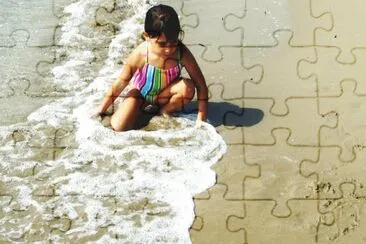 en la playa jigsaw puzzle