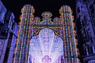 light cathedral Ghent