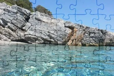 Rocce sul mare jigsaw puzzle