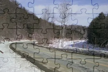 Vermont road jigsaw puzzle