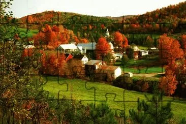 autumn in Vermont jigsaw puzzle