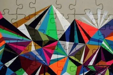 street art geometry jigsaw puzzle