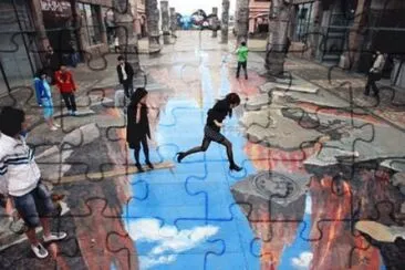 3D street art