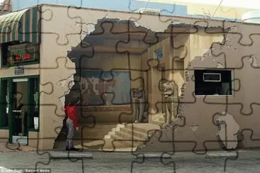 3D wall mural