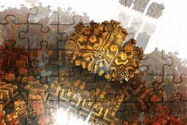 Azec temple rising jigsaw puzzle