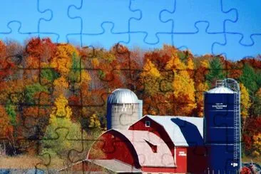 Wisconsin Farm in Autumn