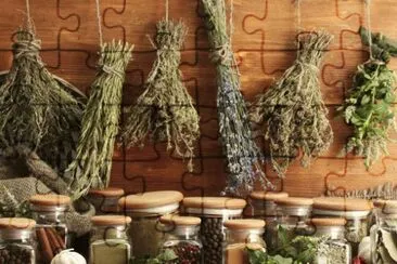 drying herbs