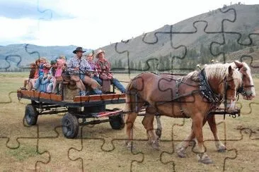 hay ride out West