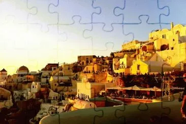 Tramonto ad Oja (Santorini) jigsaw puzzle