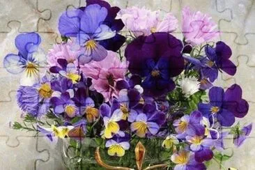 violets jigsaw puzzle