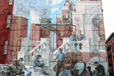 Philly wall art jigsaw puzzle