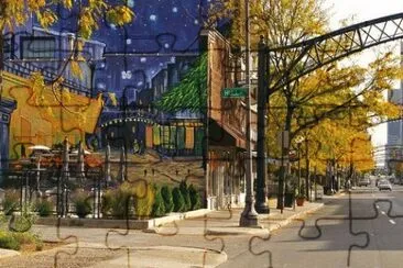 Van Gogh cafe Columbus jigsaw puzzle