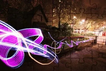 urban light sculpture jigsaw puzzle