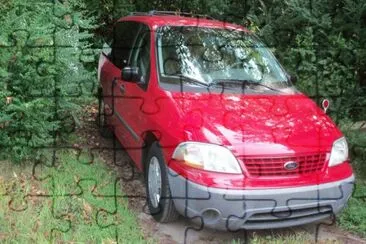 red van jigsaw puzzle