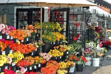 flower market jigsaw puzzle