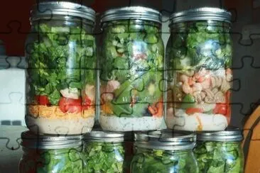 salad in a jar