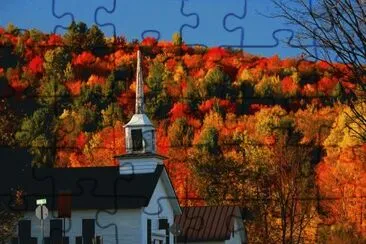 autumn church