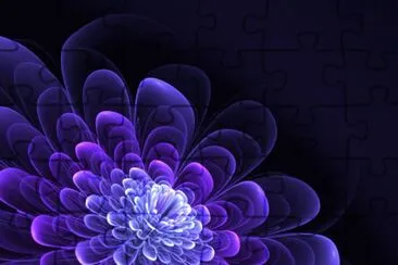 פאזל של fractal flower