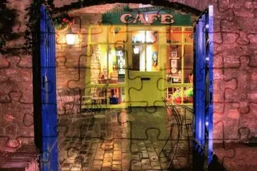 Cafe nights jigsaw puzzle