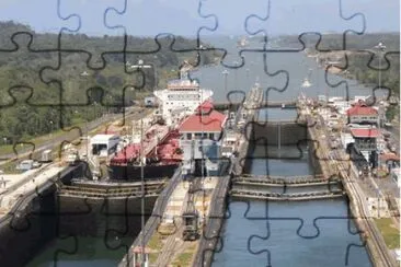 El canal de Panama jigsaw puzzle