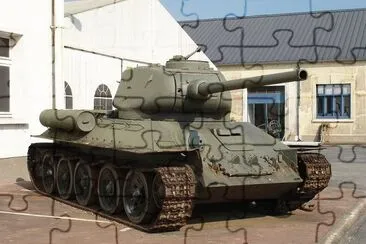 פאזל של Russian T-34 Tank