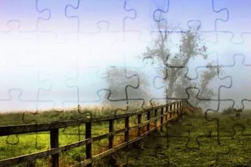 early morning mist jigsaw puzzle