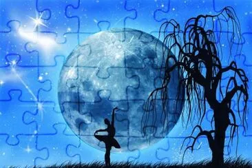 luna de mujer jigsaw puzzle