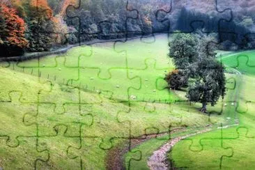 Country tracks jigsaw puzzle