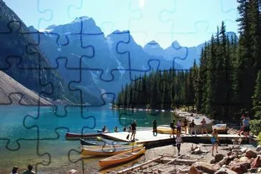 Lake Moraine, Yoho NP jigsaw puzzle