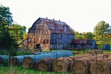 Old barn jigsaw puzzle