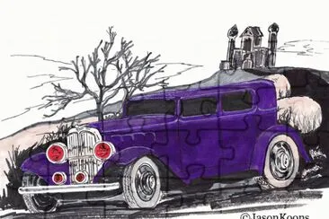 Gothic Vintage Car